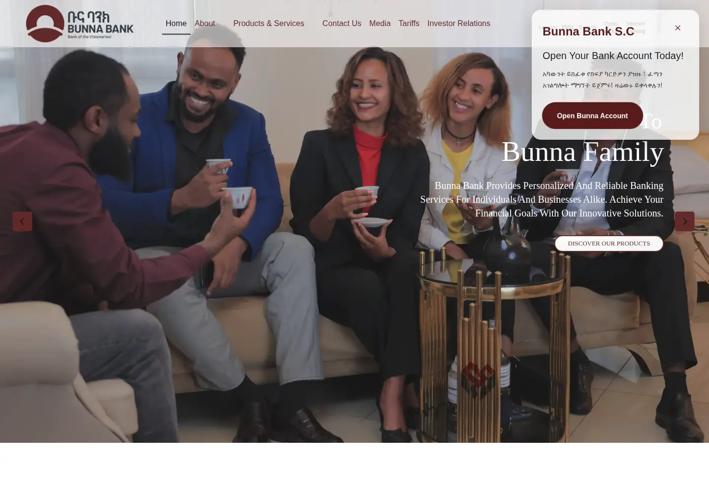 Screenshot of bunnabanksc.com