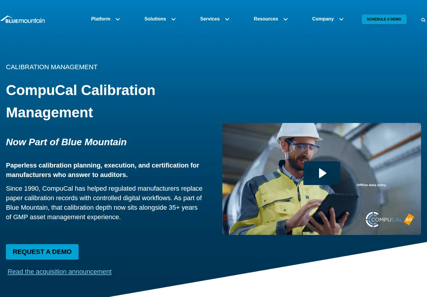 Screenshot of compucalcalibrations.com