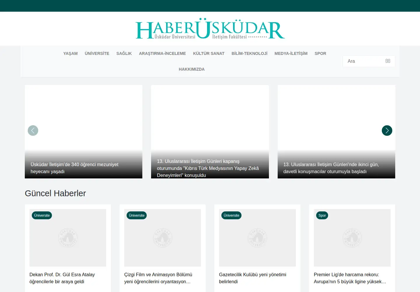 Screenshot of haberuskudar.com