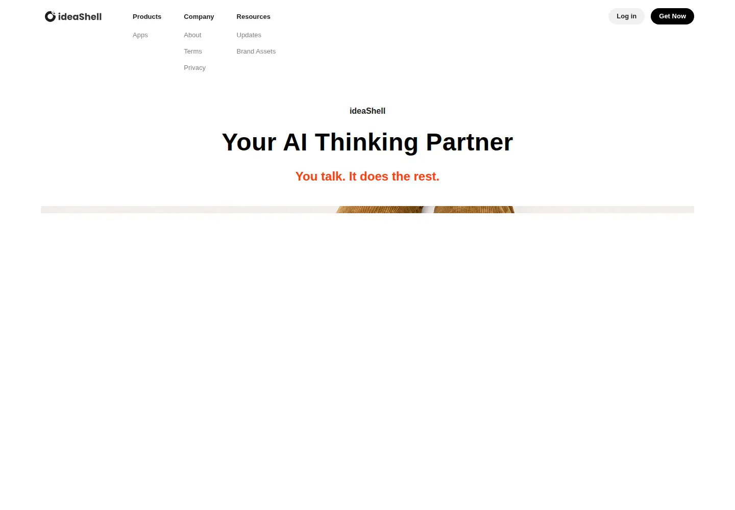 Screenshot of ideashell.com