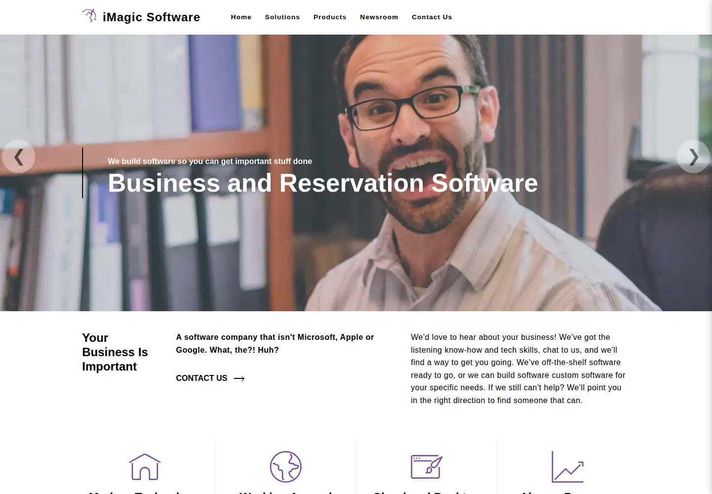 Screenshot of imagicsoft.com