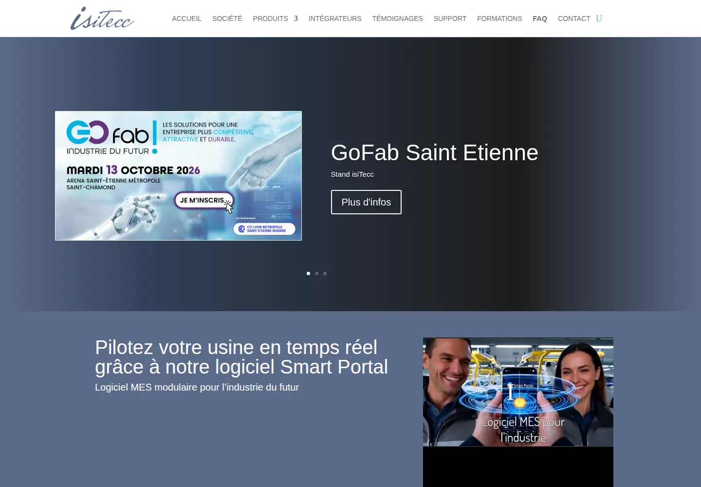 Captured homepage of isitecc.com in the current scan
