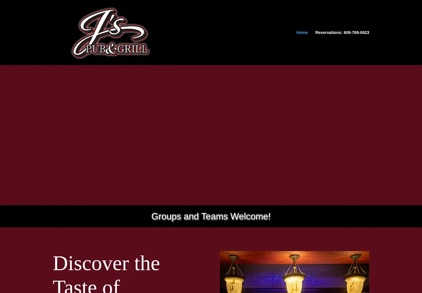 Screenshot of jspubgrill.com