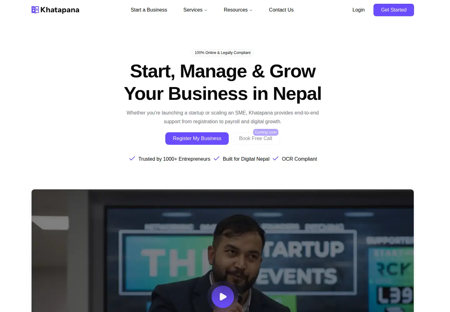 Captured homepage of khatapana.com in the current scan
