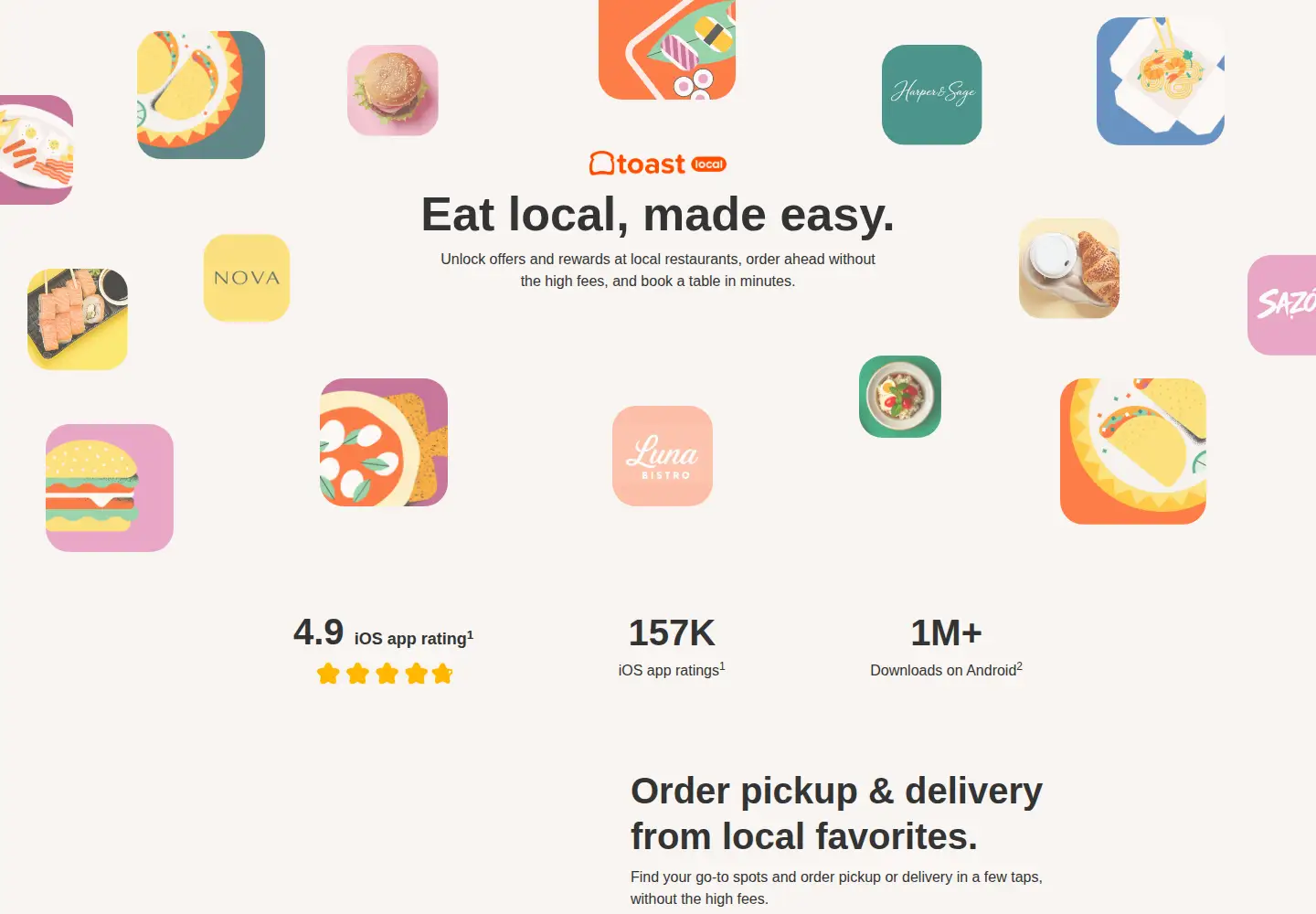 Captured homepage of localbytoast.com in the current scan
