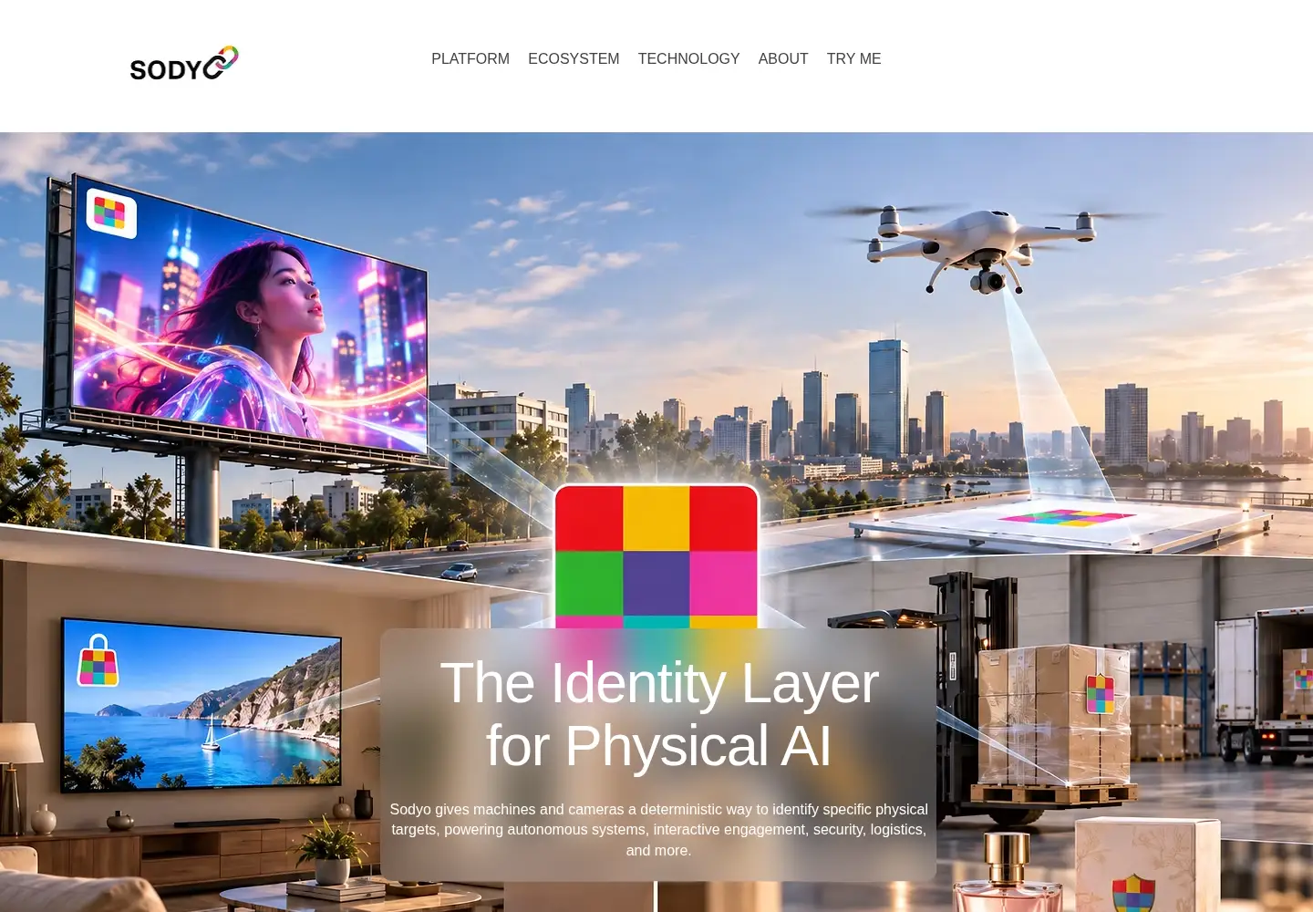 Captured homepage of sodyo.com in the current scan