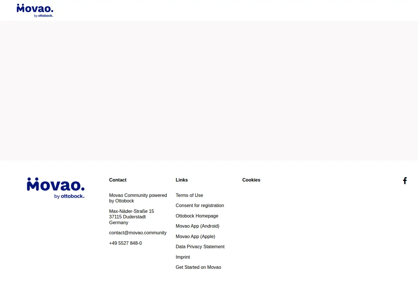 Screenshot of movao.community