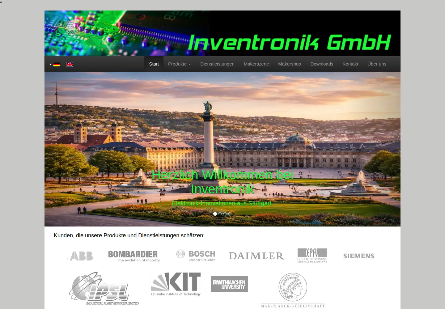Screenshot of inventronik.de