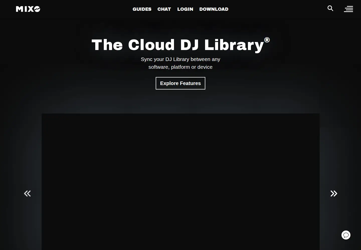 Captured homepage of mixo.dj in the current scan