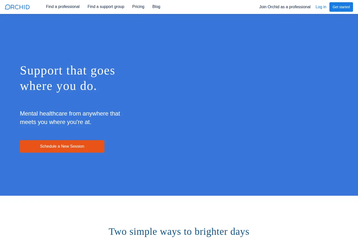 Screenshot of orchid.exchange