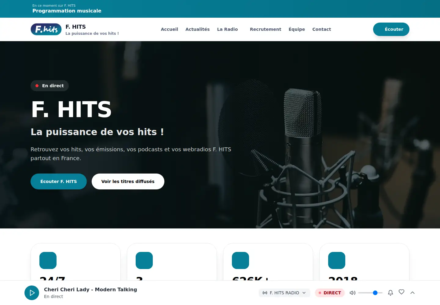 Screenshot of fhits.fr