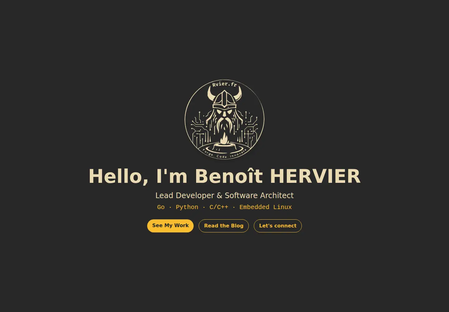 Screenshot of rvier.fr