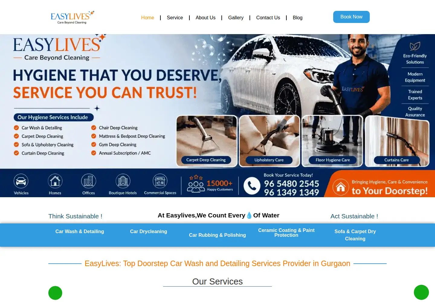 Screenshot of easylives.in