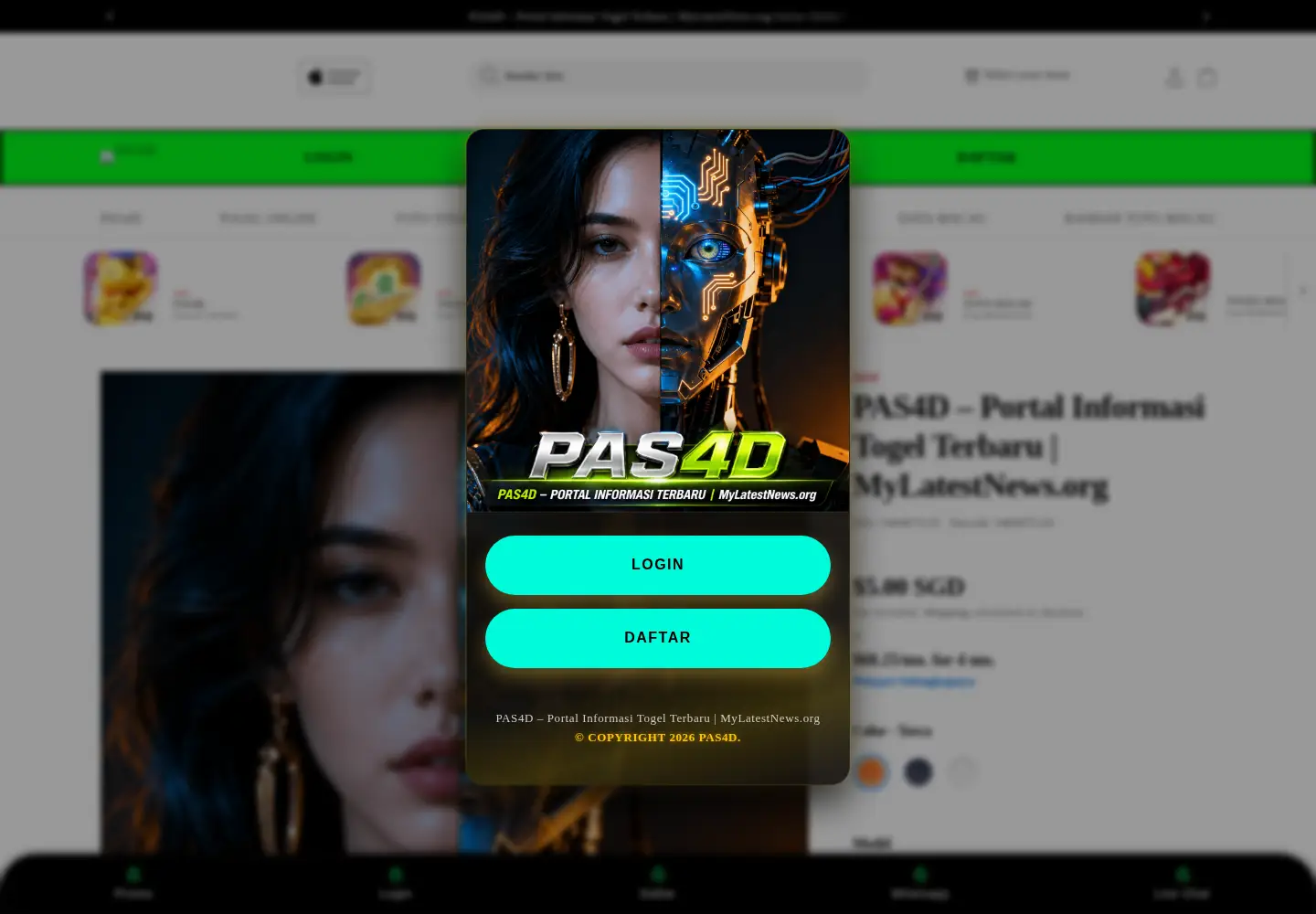 Screenshot of mylatestnews.org