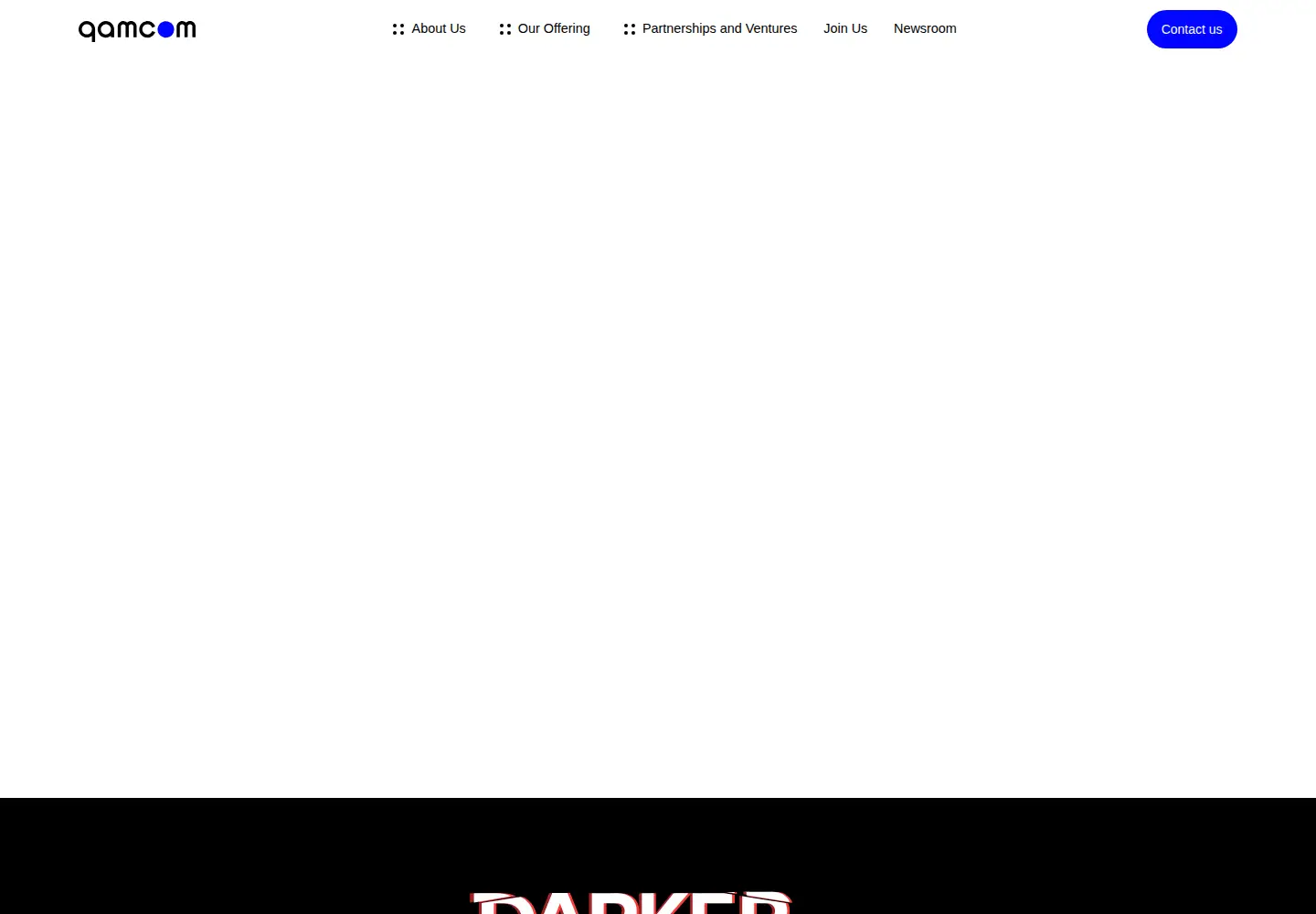 Screenshot of qamcom.se