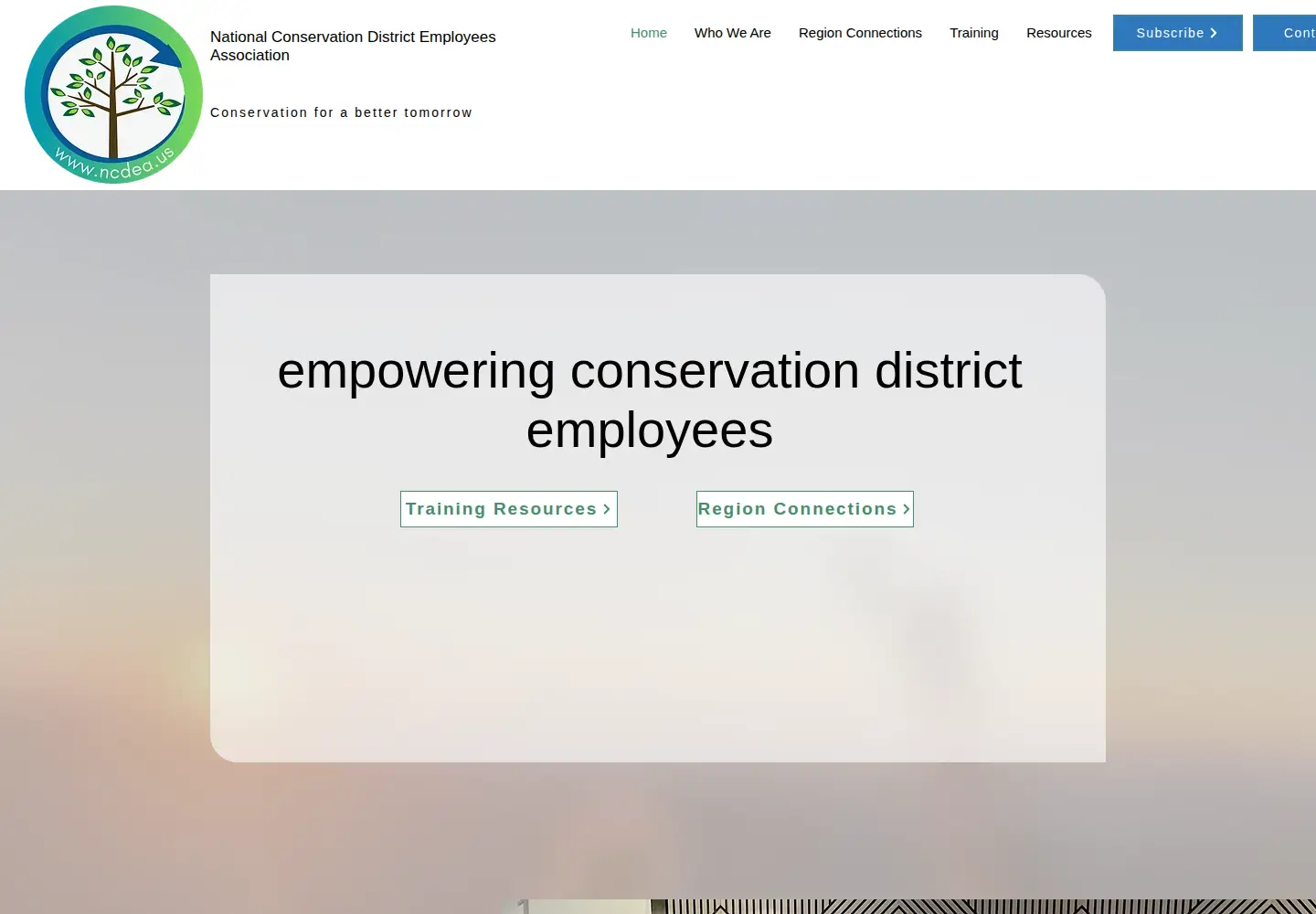 Captured homepage of ncdea.us in the current scan