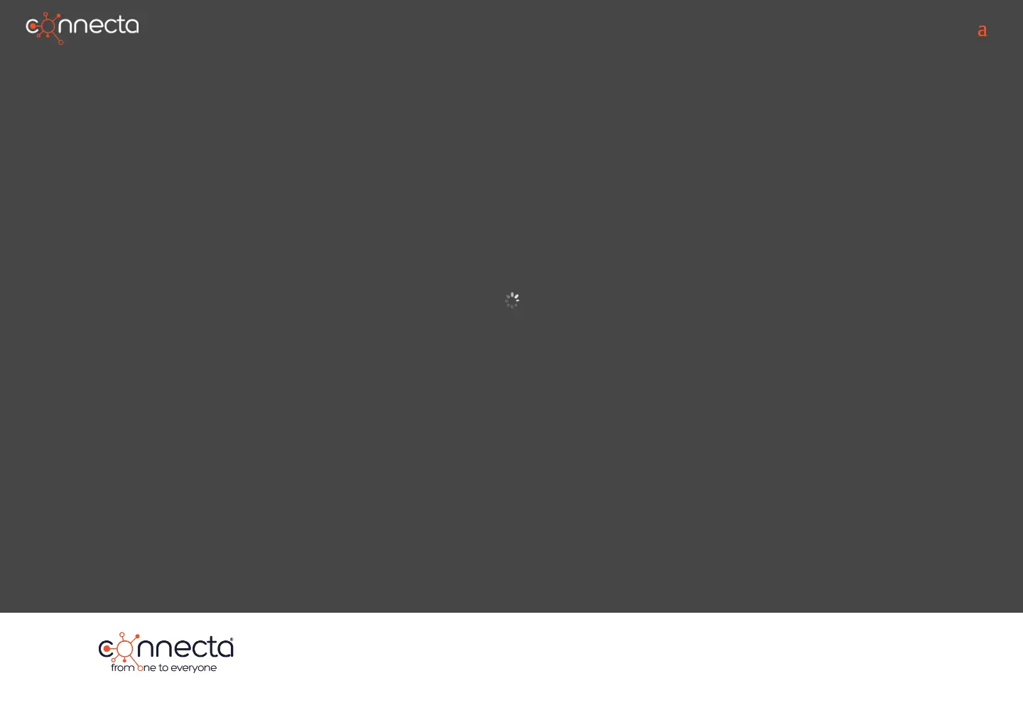 Captured homepage of connecta.app in the current scan