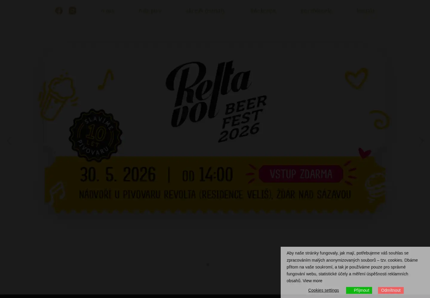 Screenshot of revolta.beer