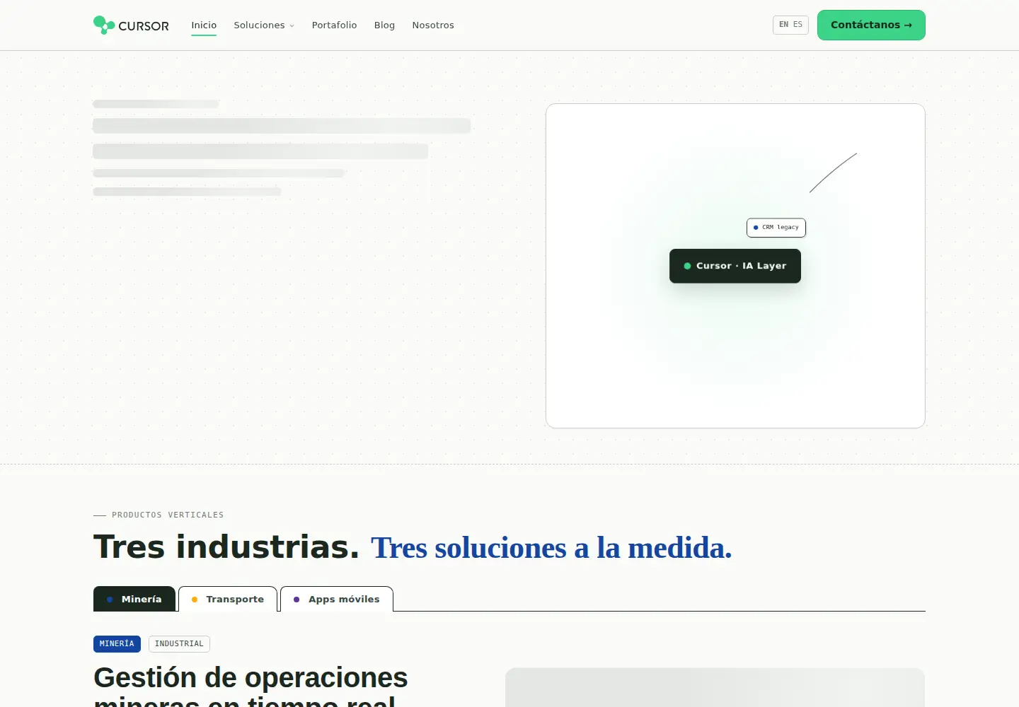 Screenshot of cursor.cl
