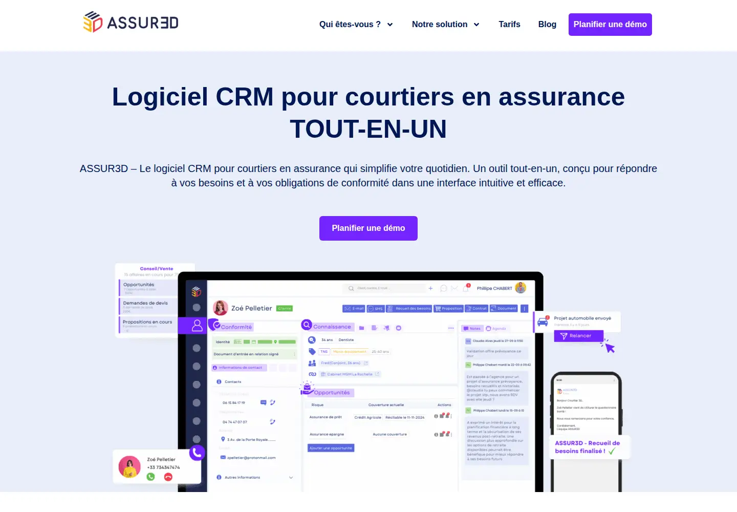 Screenshot of assur3d.com
