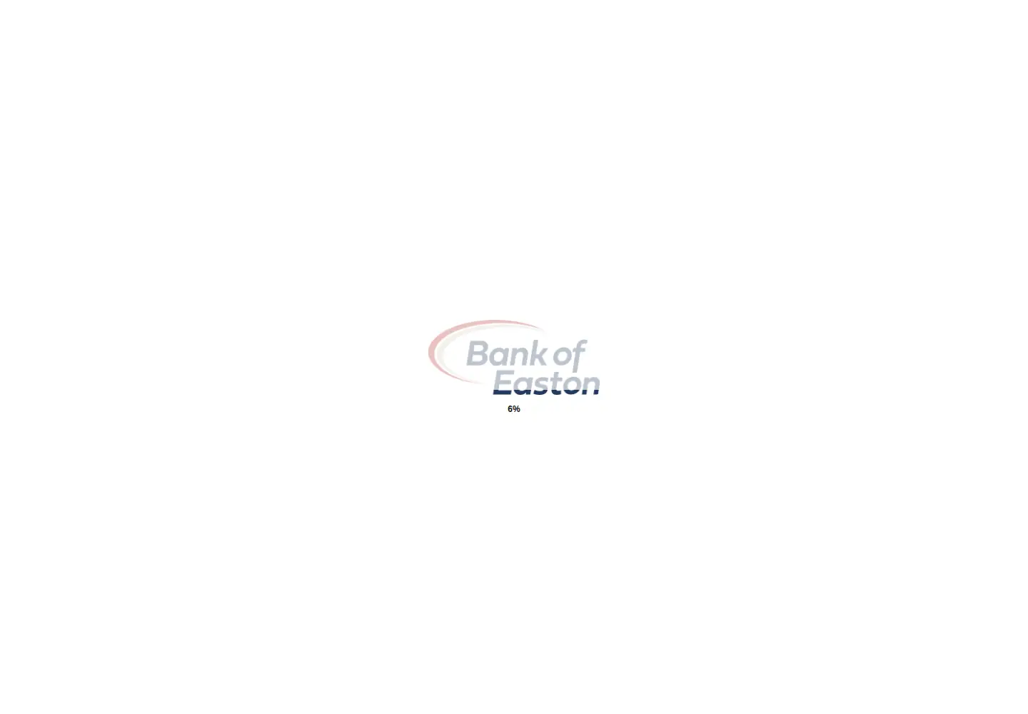 Captured homepage of bankofeaston.com in the current scan