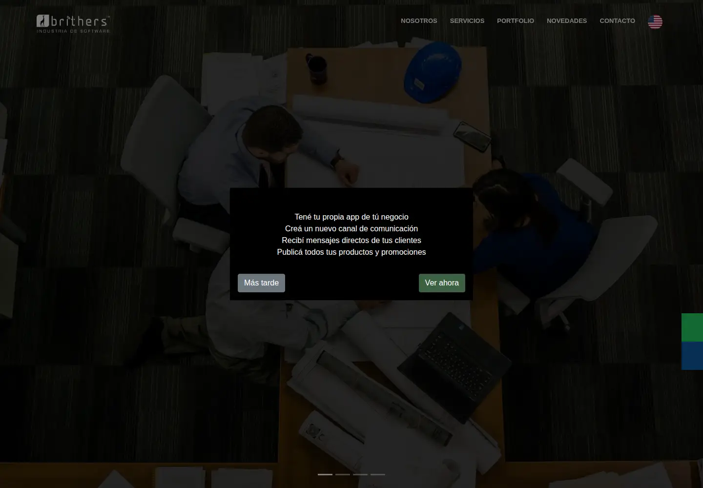 Captured homepage of brithers.com in the current scan
