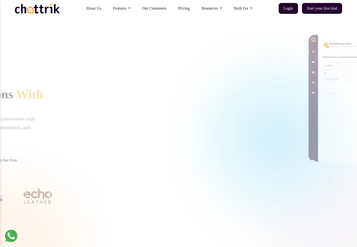 Captured homepage of chattrik.com in the current scan