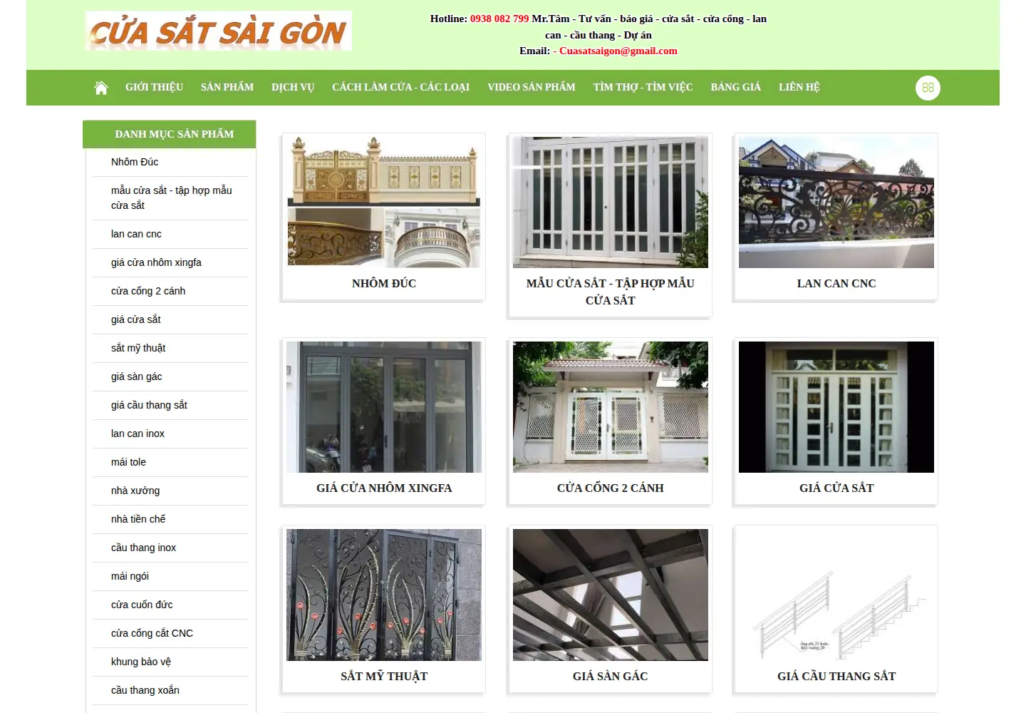 Screenshot of cuasatsaigon.com
