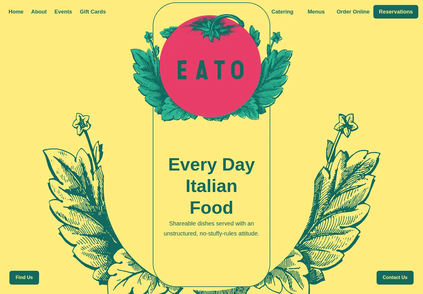 Screenshot of eatompls.com