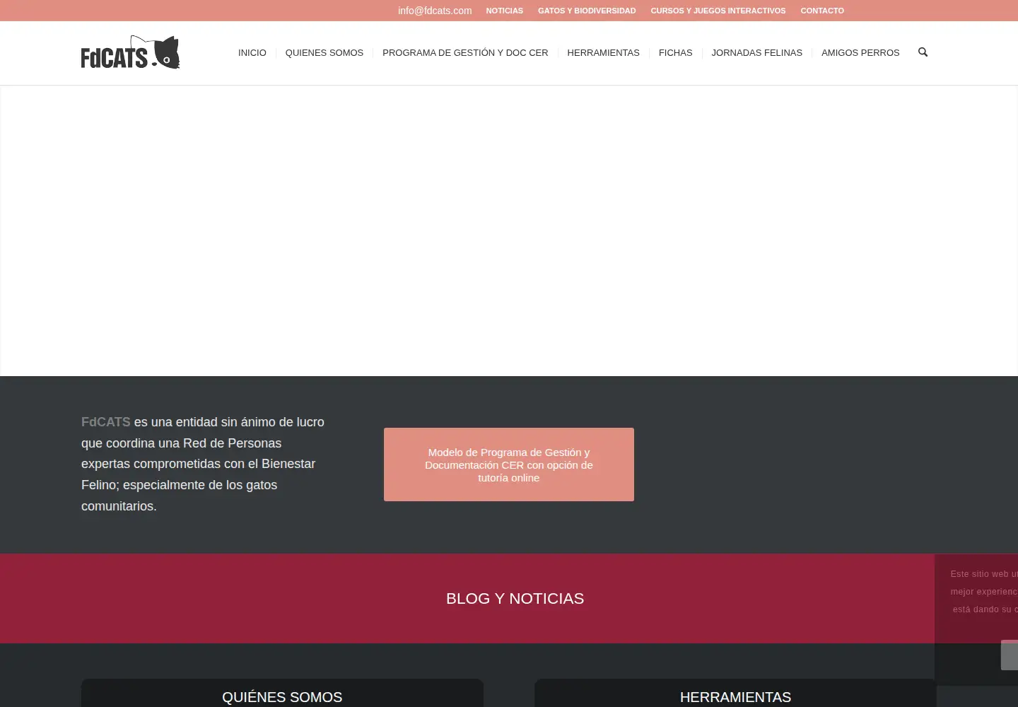 Screenshot of fdcats.com