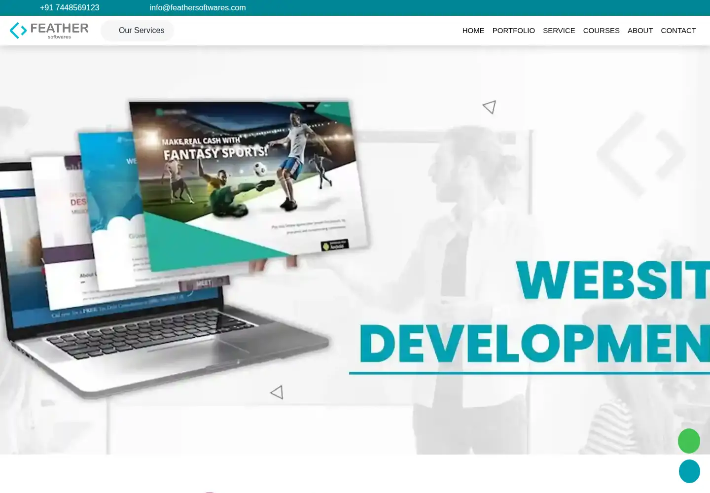 Screenshot of feathersoftwares.com