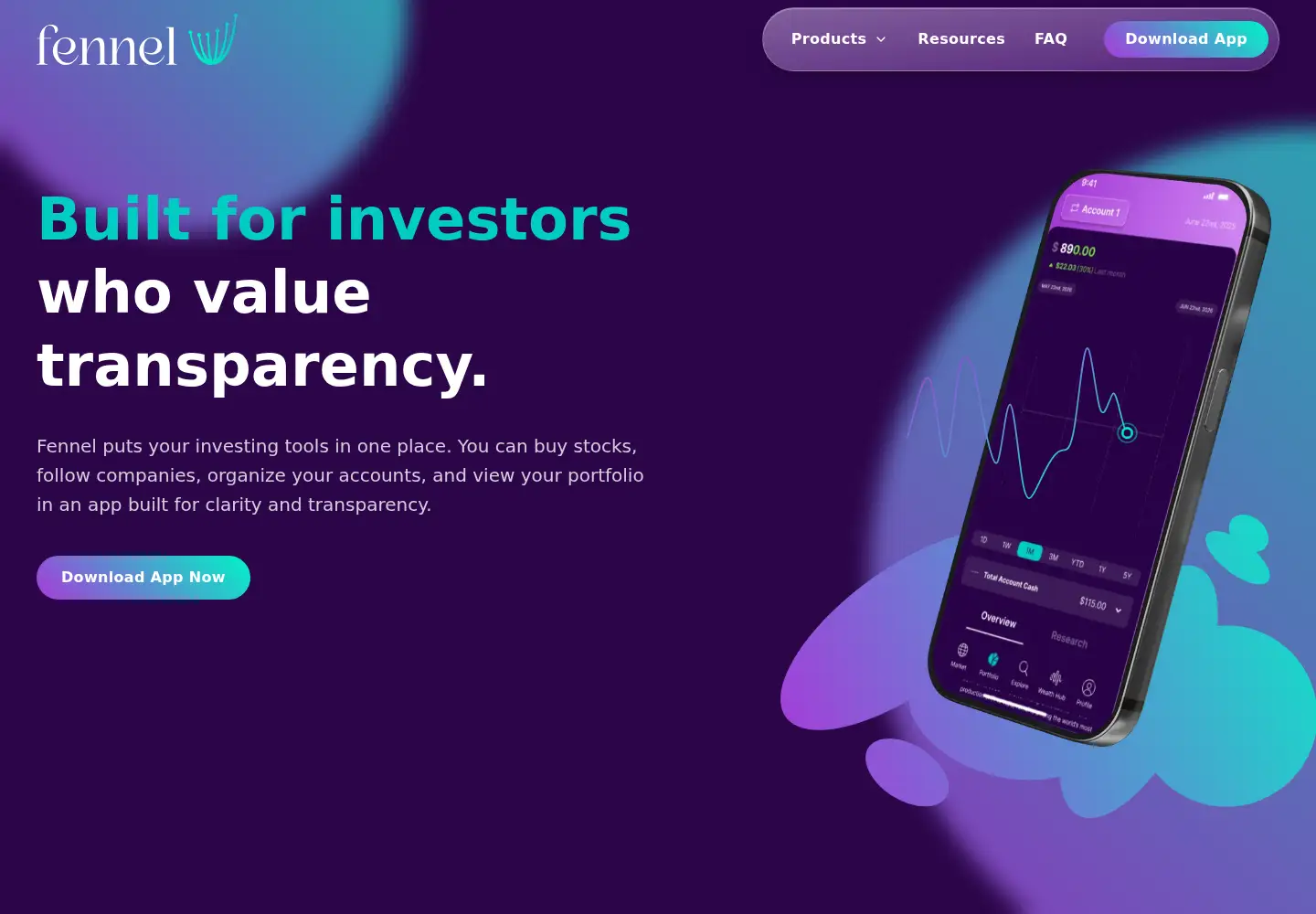 Screenshot of fennel.com