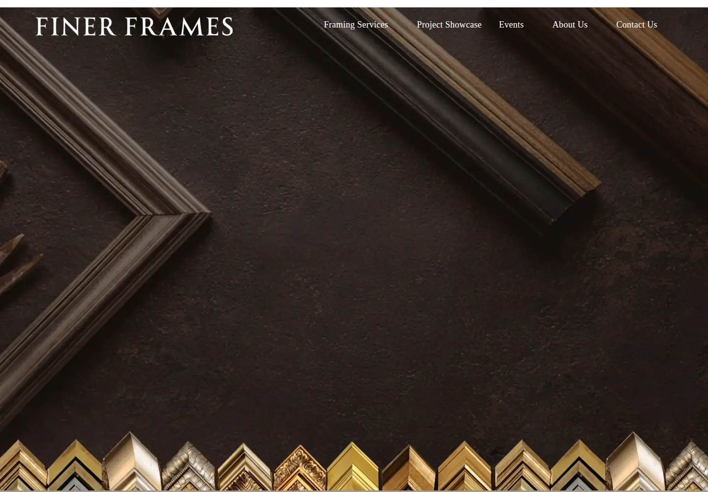 Screenshot of finerframes.com