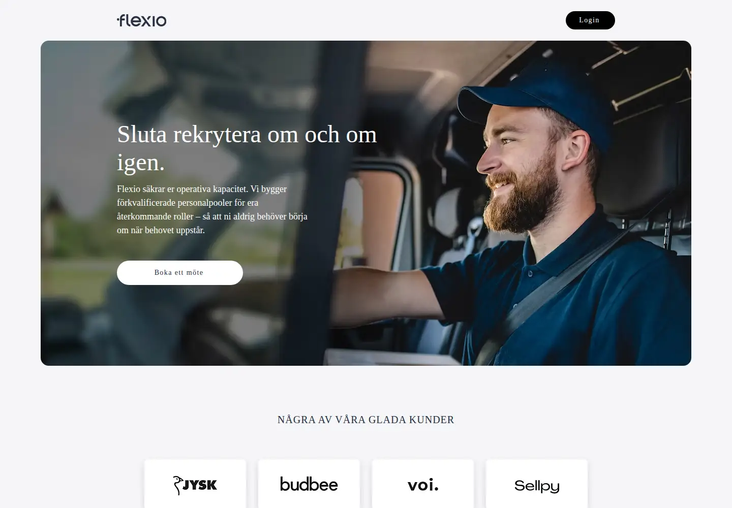 Screenshot of flexio.com