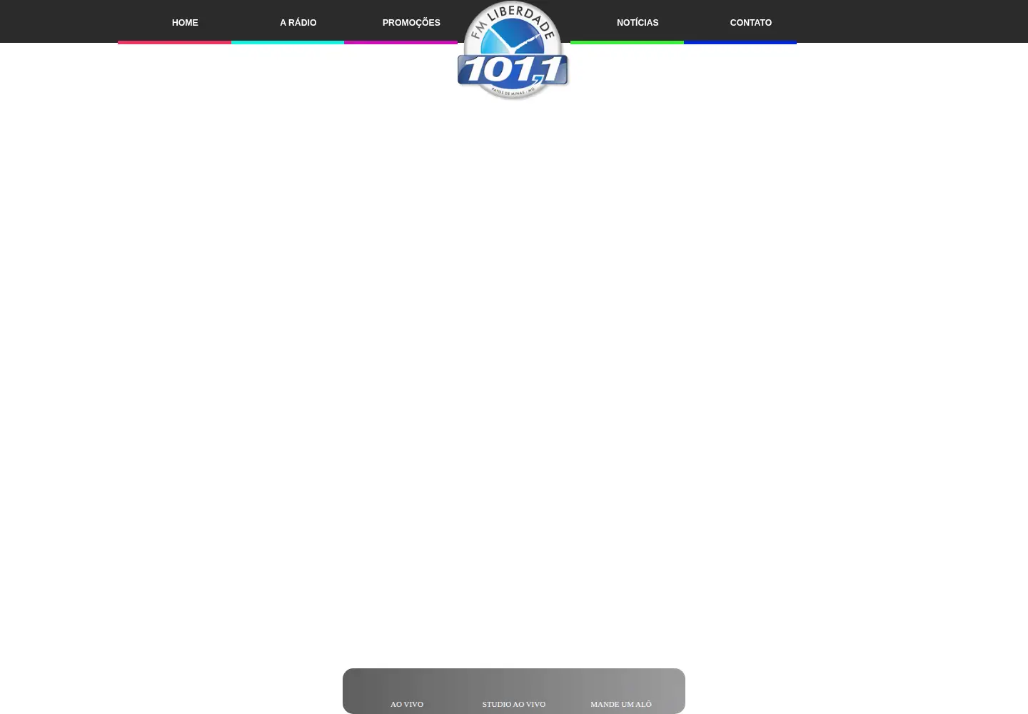Screenshot of fmliberdade.com