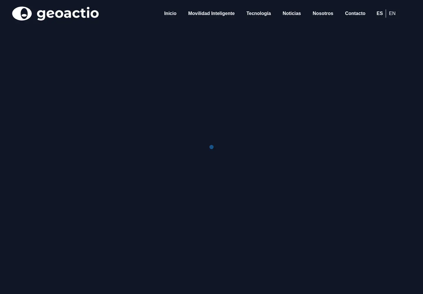 Captured homepage of geoactio.com in the current scan
