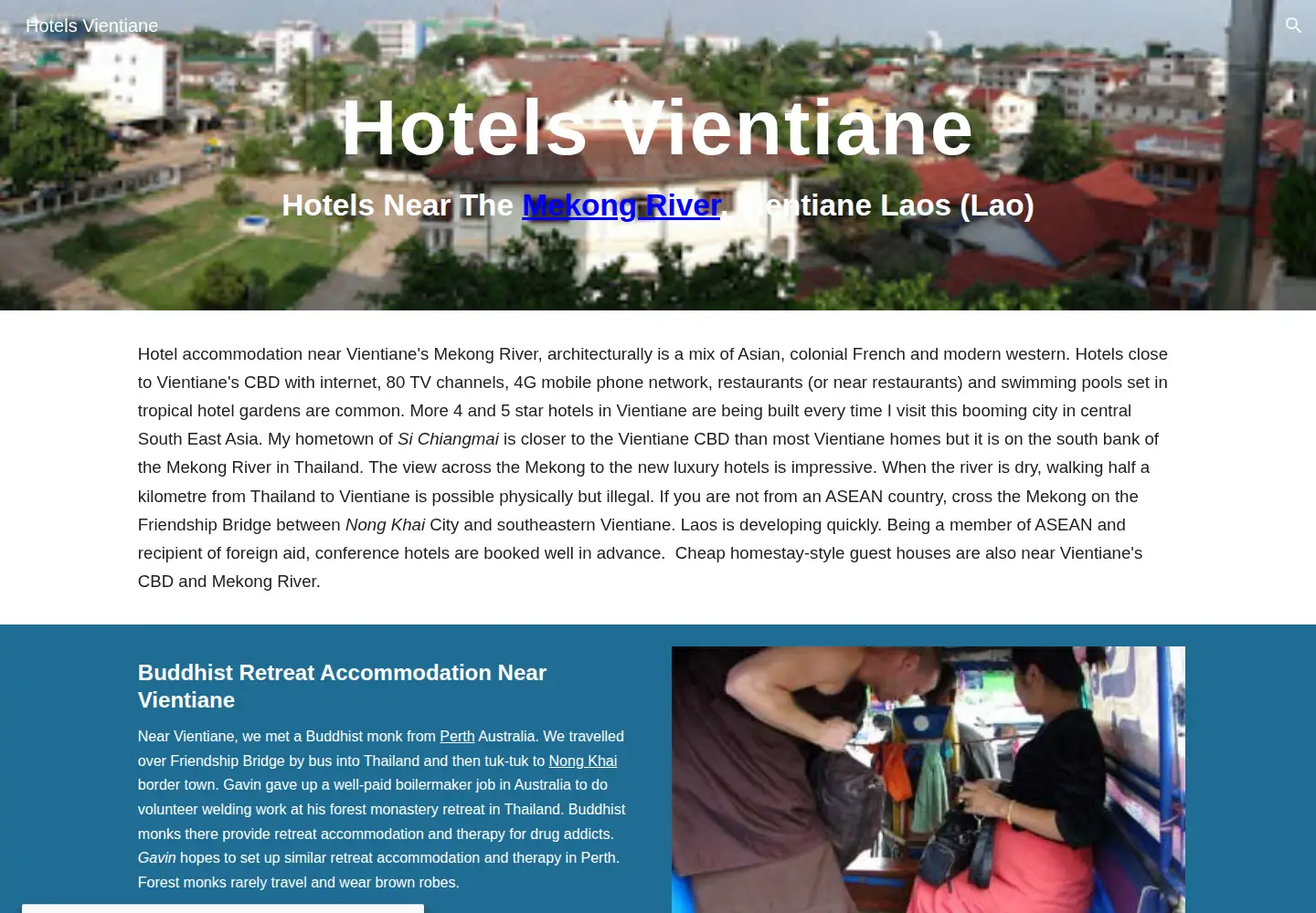 Captured homepage of hotelsvientiane.com in the current scan