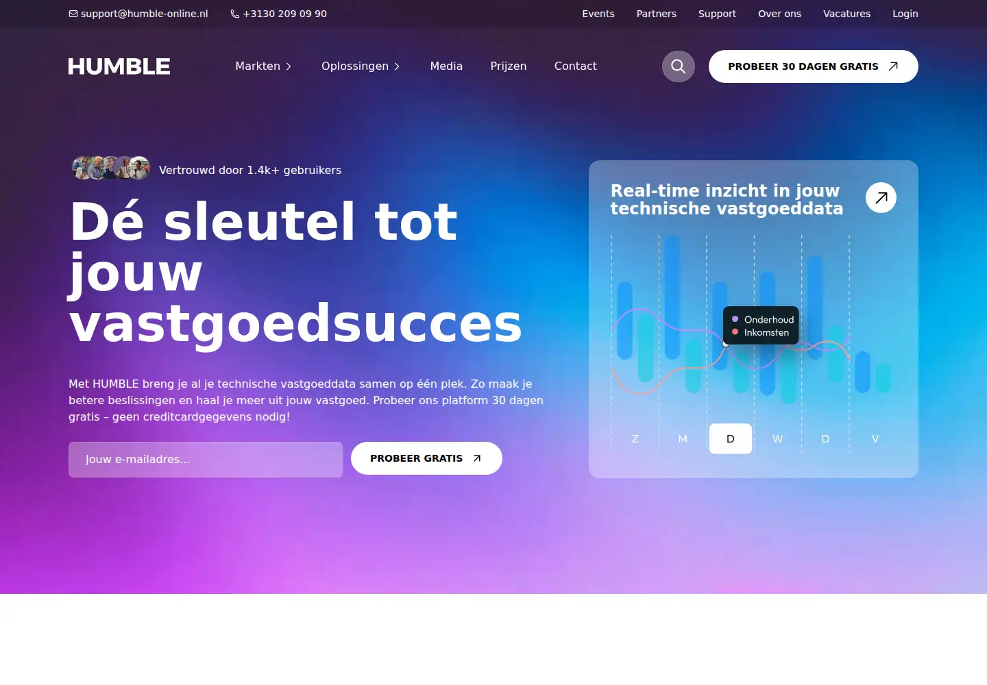 Screenshot of humble-online.com