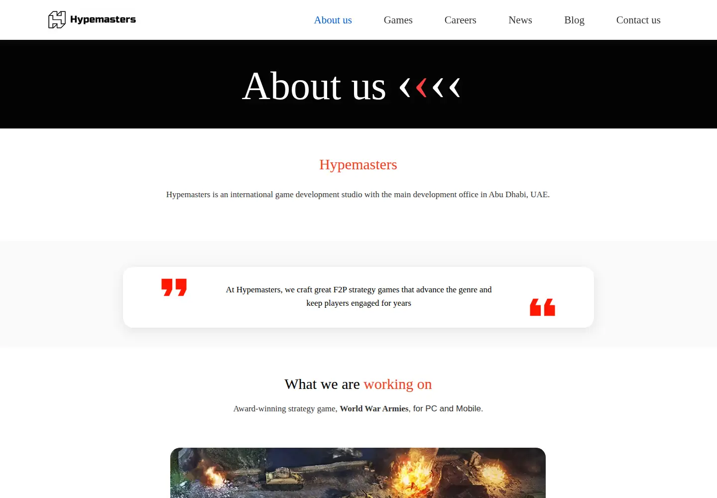Screenshot of hypemasters.com