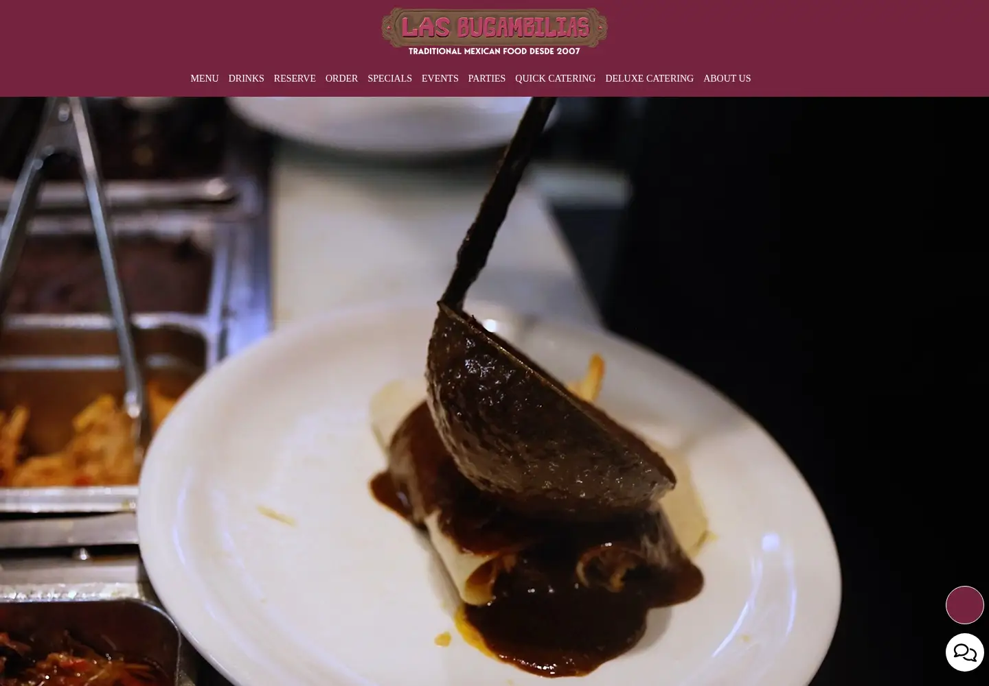 Captured homepage of lasbugambiliasphilly.com in the current scan