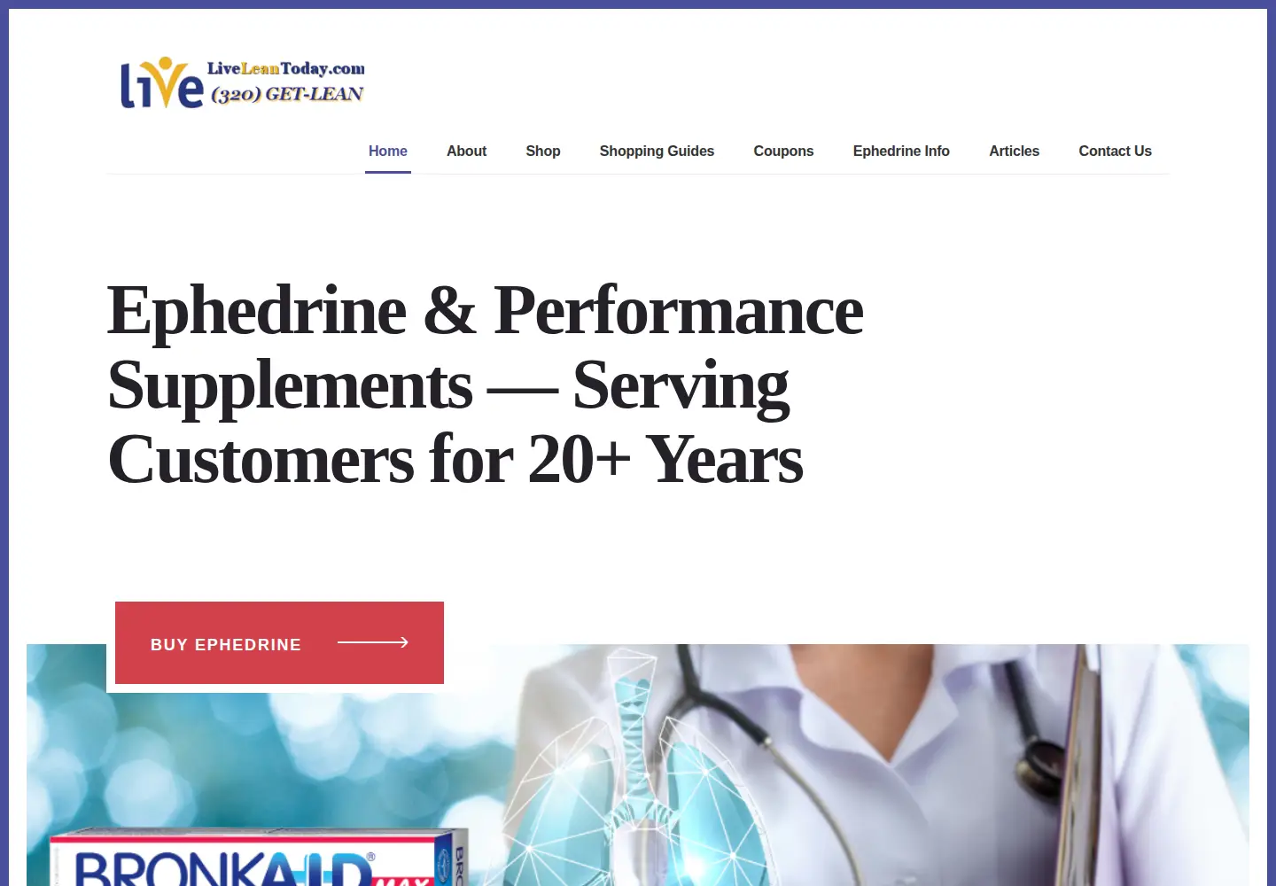 Screenshot of liveleantoday.com