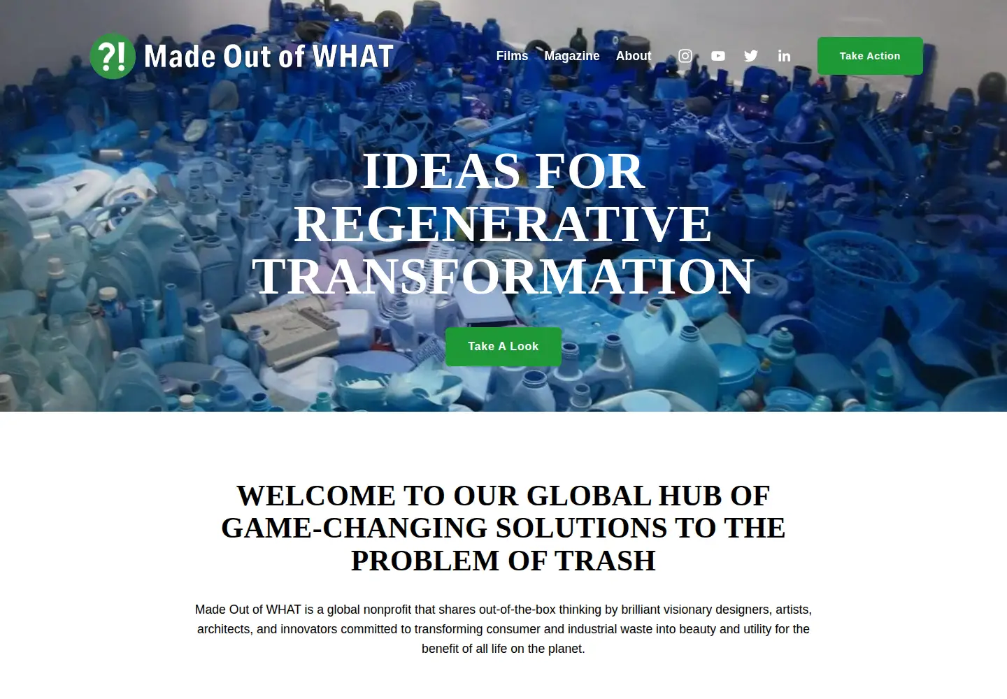 Screenshot of madeoutofwhat.com