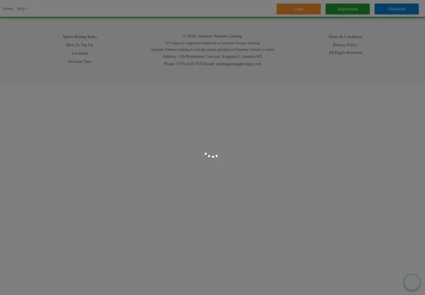Screenshot of supremegames.com