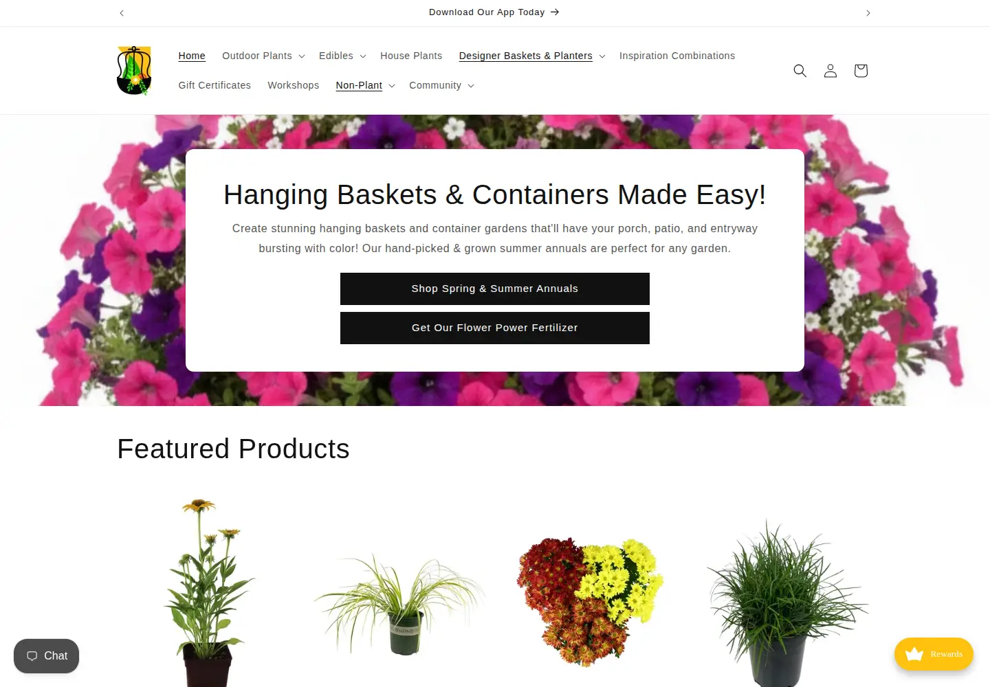 Screenshot of thegardencorner.com