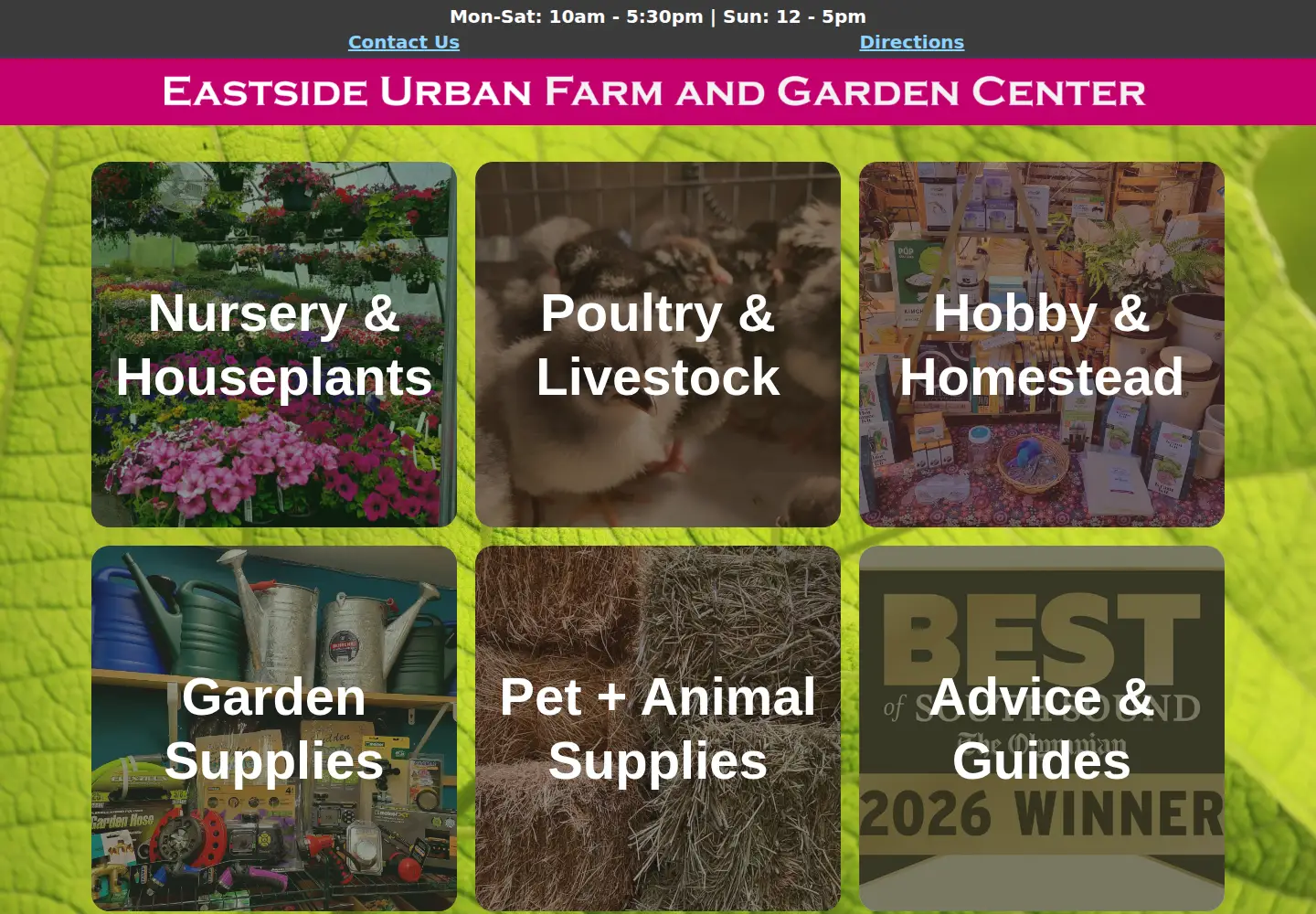 Captured homepage of urbanfarmoly.com in the current scan