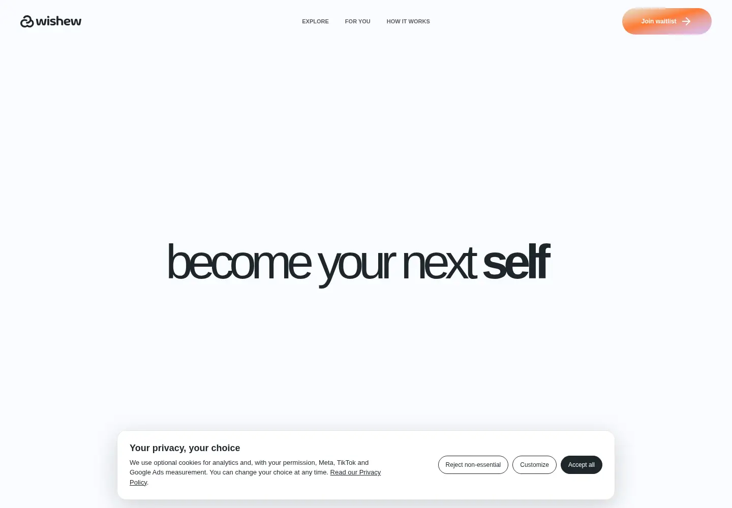 Screenshot of wishew.com