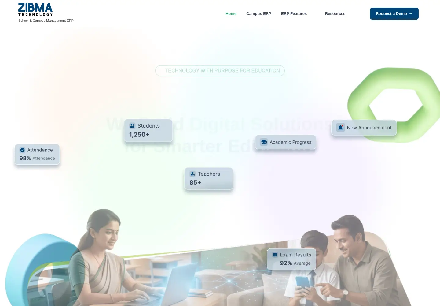 Captured homepage of zibma.com in the current scan