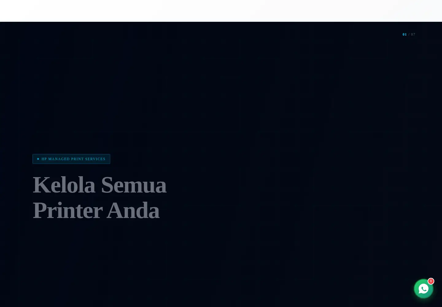 Screenshot of sentral.co.id