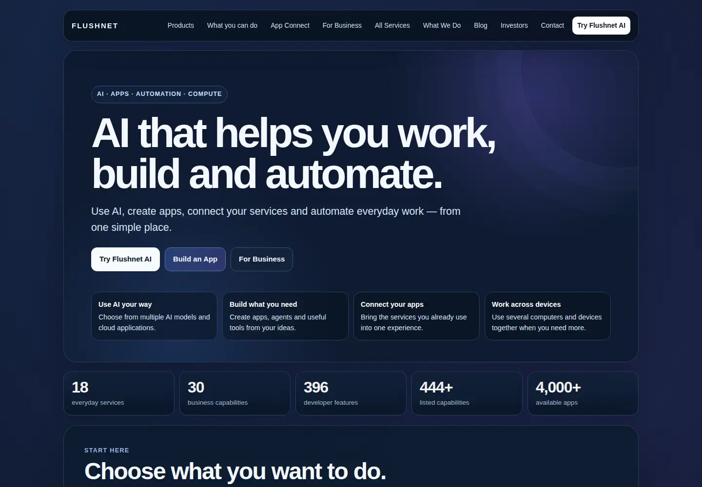Screenshot of flushnet.net