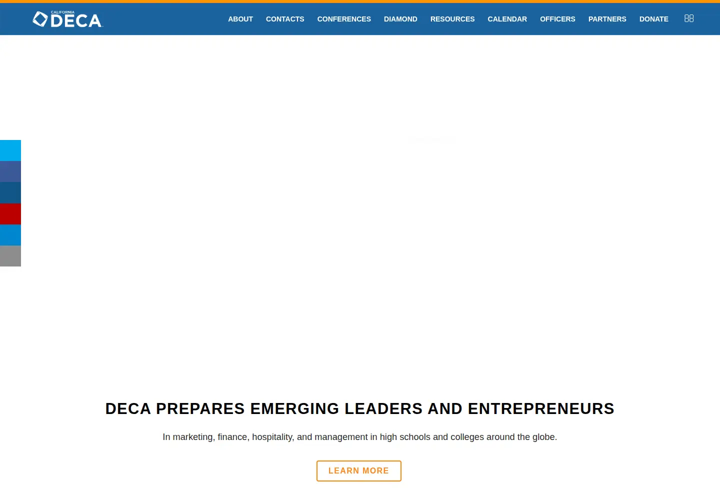 Screenshot of californiadeca.org
